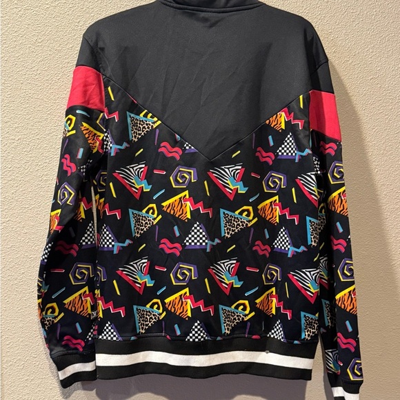 Screenshot 80s Retro Track Jacket Unisex Size Small NWT Slim Fit Streetwear - Picture 4 of 5